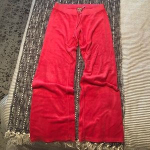 Juciy Couture Terry Cloth Track Pants